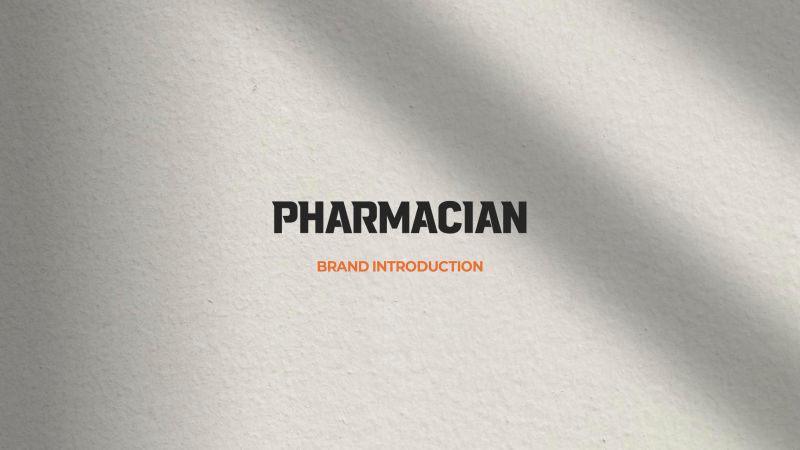 PHARMACIAN(파머시안) 제품소개서 표지