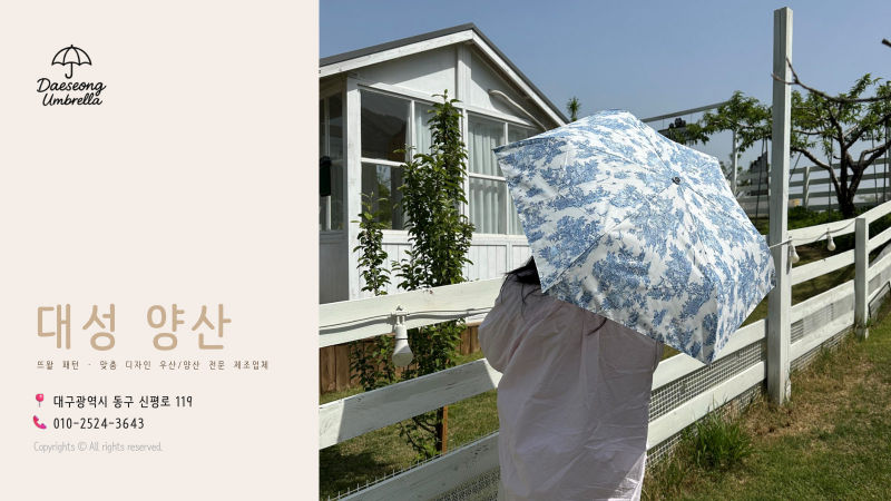 대성양산 (Daeseong Umbrella) 브랜드소개서 표지
