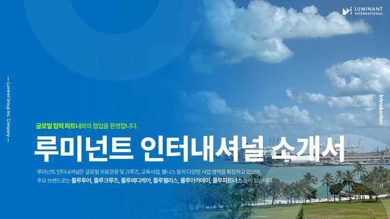 Luminet Group Inc. 회사소개서 표지