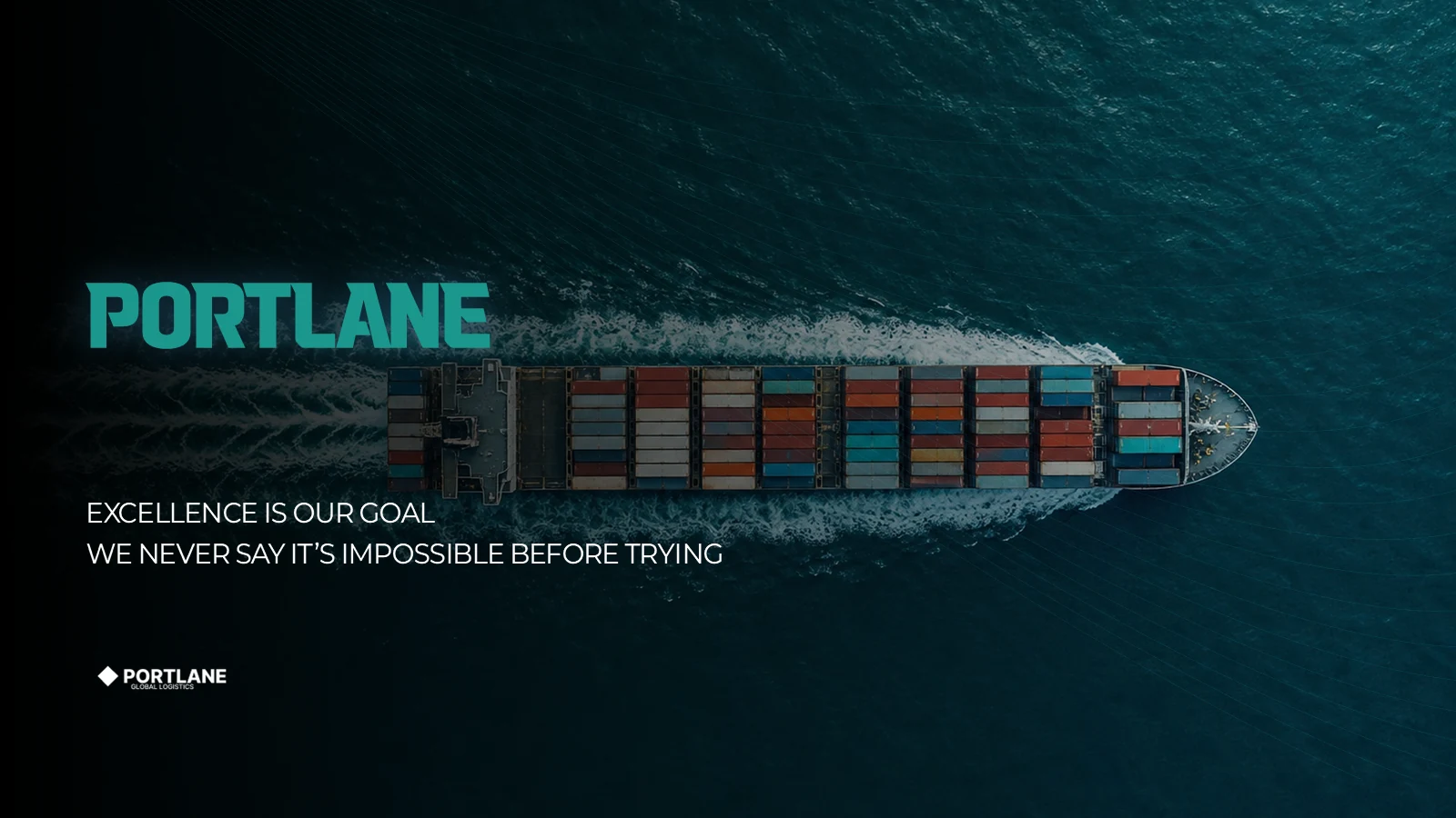 글로벌 물류기업 소개서 PORTLANE 표지